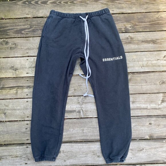 Vintage Essentials Sweatpants XL Faded Black/Gray - Picture 4 of 10